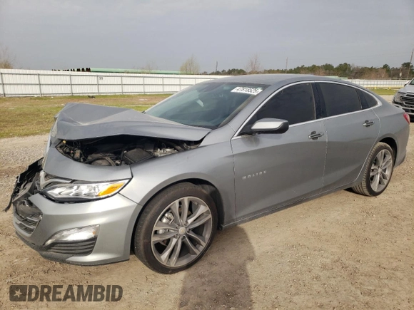 2024 Chevrolet Malibu LT with VIN 1G1ZE5ST2RF194045, listed as a Copart auction lot 47818525 with 8,756 mi miles and Salvage Title. Bid and sale history available at DreamBid. Image 1.