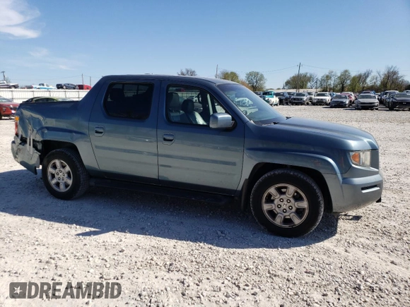 2007 Honda Ridgeline RTL w/Leather with VIN 2HJYK16587H540817, listed as a Copart auction lot 49950124 with 169,275 mi miles and Salvage Title. Bid and sale history available at carsss.com. Image 4.