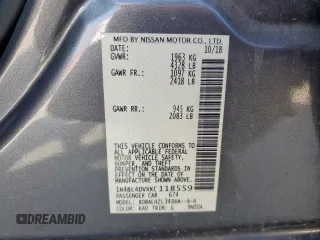 2019 Nissan Altima SV z VIN 1N4BL4DVXKC118559, wystawiony jako Copart lot #53390185 z przebiegiem 162 124 mil mil oraz Szkoda całkowita • Salvage title. Historia ofert i sprzedaży dostępna na DreamBid. Obrazek 12.