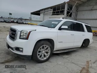 2019 GMC Yukon SLE with VIN 1GKS2AKC5KR386739, listed as a Copart auction lot 44595045 with 80,893 mi miles and Salvage Title. Bid and sale history available at carsss.com. Image 1.