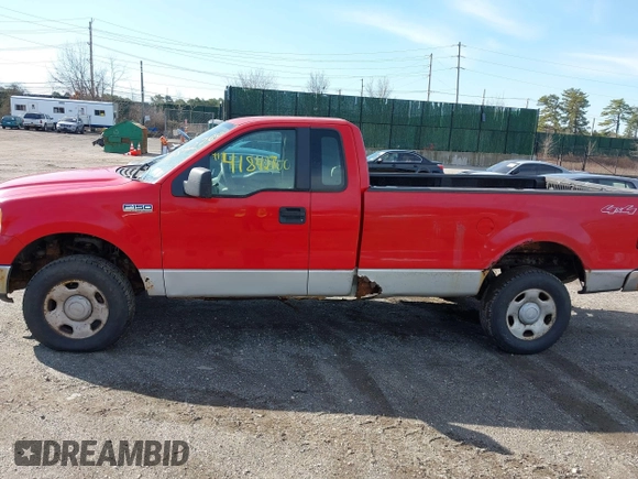2008 Ford F-150 with VIN 1FTVF14568KB72047, listed as a IAAI auction lot 41842700 with 46,888 mi miles and . Bid and sale history available at DreamBid. Image 6.