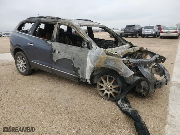2014 Buick Enclave Leather with VIN 5GAKRBKD2EJ187190, listed as a Copart auction lot 48115215 with 0 mi miles and Non Repairable. Bid and sale history available at carsss.com. Image 4.