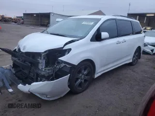 2017 Toyota Sienna SE with VIN 5TDXZ3DC4HS769359, listed as a Copart auction lot 89306885 with 99,341 mi miles and Salvage Title. Bid and sale history available at carsss.com. Image 1.