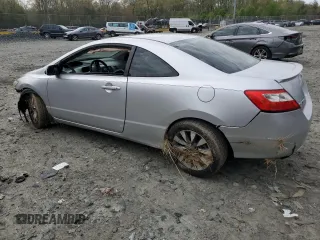 2009 Honda Civic Cpe EX with VIN 2HGFG128X9H502832, listed as a Copart auction lot 53076095 with 147,497 mi miles and Salvage Title. Bid and sale history available at carsss.com. Image 2.