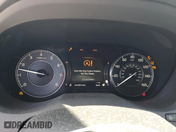 2020 Acura RDX w/Advance Pkg with VIN 5J8TC2H79LL018048, listed as a Copart auction lot 46690874 with 44,284 mi miles. Bid and sale history available at carsss.com. Image 9.