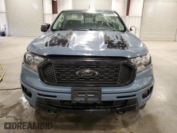 2023 Ford Ranger XL with VIN 1FTER4FH9PLE34829, listed as a Copart auction lot 55485345 with 34,046 mi miles and Salvage title. Bid and sale history available at DreamBid. Image 5.