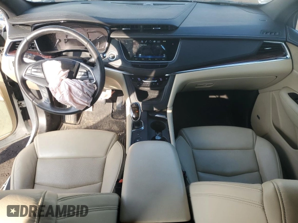 2018 Cadillac XT5 Luxury AWD with VIN 1GYKNDRS2JZ108049, listed as a Copart auction lot 55487815 with 142,632 mi miles and Salvage title. Bid and sale history available at DreamBid. Image 8.