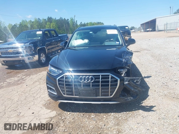2023 Audi Q5 Premium Plus with VIN WA1BBAFY0P2041145, listed as a IAAI auction lot 41976922 with 20,447 mi miles and . Bid and sale history available at DreamBid. Image 12.