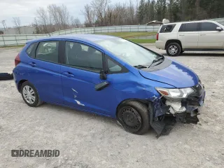 2016 Honda Fit LX with VIN JHMGK5H55GX002056, listed as a Copart auction lot 53785885 with 108,006 mi miles and Salvage Title. Bid and sale history available at carsss.com. Image 4.