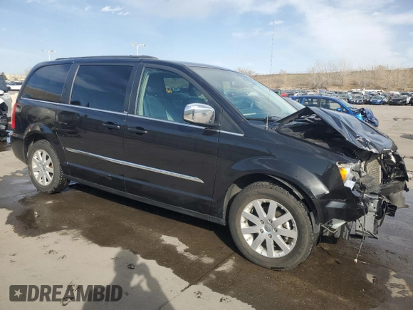 2011 Chrysler Town & Country Touring L with VIN 2A4RR8DG9BR666358, listed as a Copart auction lot 52525225 with 115,936 mi miles and Salvage Title. Bid and sale history available at carsss.com. Image 4.