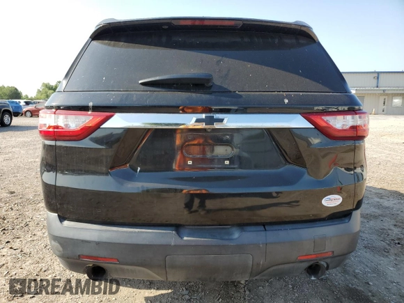 2018 Chevrolet Traverse LS with VIN 1GNERFKW8JJ156564, listed as a Copart auction lot 53639405 with 102,133 mi miles and Salvage title. Bid and sale history available at DreamBid. Image 6.