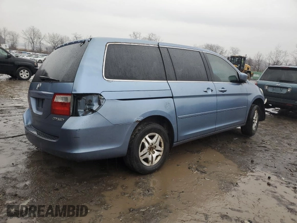 2005 Honda Odyssey EX-L with VIN 5FNRL38665B050953, listed as a Copart auction lot 82471244 with 0 mi miles and Clean Title. Bid and sale history available at carsss.com. Image 3.