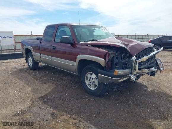 2003 Chevrolet Silverado 1500 LS with VIN 2GCEK19T631385785, listed as a IAAI auction lot 41813987 with 215,131 mi miles. Bid and sale history available at carsss.com. Image 1.