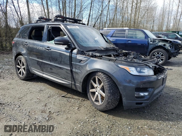 2014 Land Rover Range Rover Sport HSE with VIN SALWR2WF5EA319394, listed as a Copart auction lot 50943535 with 0 mi miles and Salvage Title. Bid and sale history available at carsss.com. Image 4.