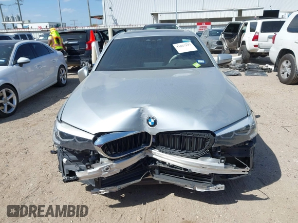 2020 BMW 5 Series 530i with VIN WBAJR3C09LWW65629, listed as a IAAI auction lot 41827147 with 24,324 mi miles and . Bid and sale history available at DreamBid. Image 12.