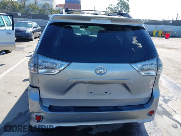 2012 Toyota Sienna SE with VIN 5TDXK3DC3CS189064, listed as a IAAI auction lot 42022390 with 193,016 mi miles and . Bid and sale history available at DreamBid. Image 16.