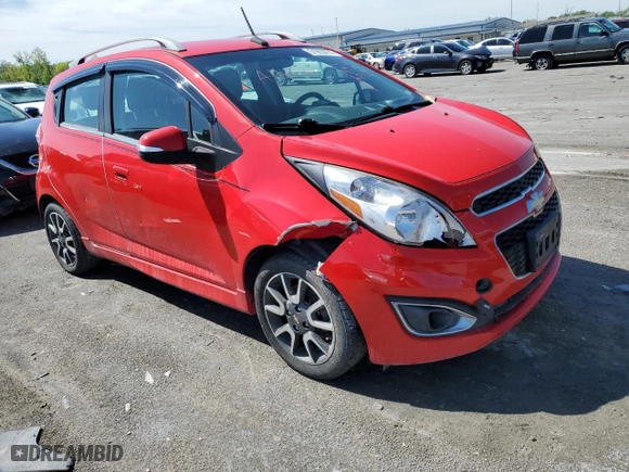 2014 Chevrolet Spark LT with VIN KL8CF6S93EC510478, listed as a Copart auction lot 51993474 with 47,587 mi miles and Salvage Title. Bid and sale history available at carsss.com. Image 4.