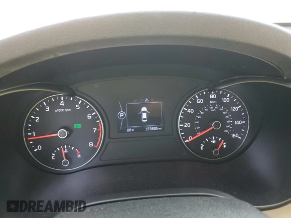2018 Kia Optima LX with VIN 5XXGT4L37JG264576, listed as a Copart auction lot 62174575 with 153,885 mi miles and Salvage title. Bid and sale history available at DreamBid. Image 9.