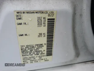 2017 Nissan Altima SV z VIN 1N4AL3AP9HC258994, wystawiony jako Copart lot #56289865 z przebiegiem 82 763 mil mil oraz Szkoda całkowita • Salvage title. Historia ofert i sprzedaży dostępna na DreamBid. Obrazek 13.