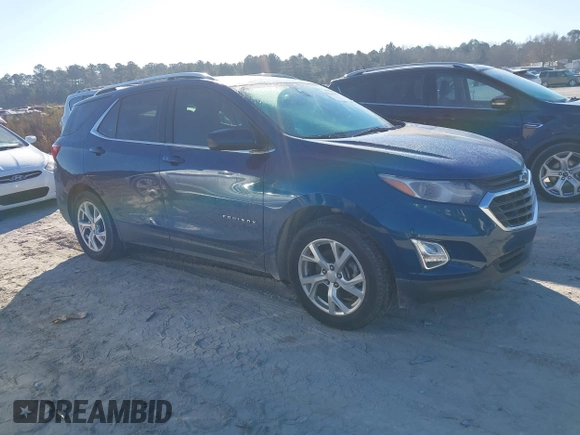 2020 Chevrolet Equinox LT with VIN 2GNAXLEX8L6103967, listed as a IAAI auction lot 41345430 with 84,218 mi miles. Bid and sale history available at carsss.com. Image 1.