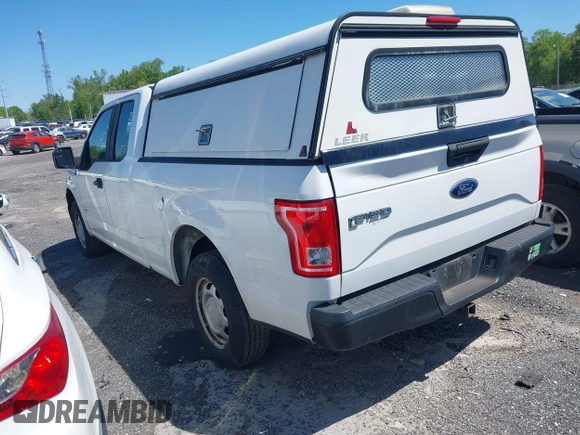 2016 Ford F-150 XL with VIN 1FTEX1CG0GFC65847, listed as a IAAI auction lot 42109907 with 184,087 mi miles and . Bid and sale history available at carsss.com. Image 3.