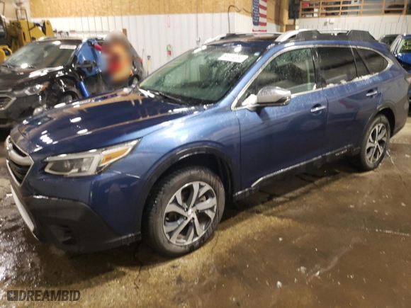 2021 Subaru Outback Touring with VIN 4S4BTAPC0M3100489, listed as a Copart auction lot 84444854 with 37,105 mi miles and Salvage Title. Bid and sale history available at carsss.com. Image 1.