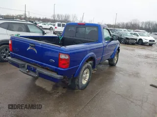2003 Ford Ranger XL with VIN 1FTYR10U83PB84844, listed as a IAAI auction lot 42009030 with 141,215 mi miles. Bid and sale history available at carsss.com. Image 4.