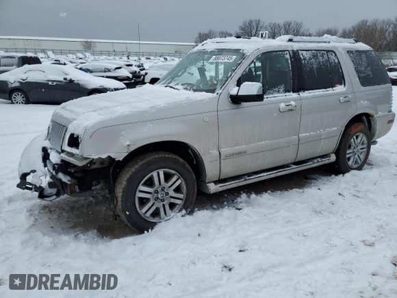 2008 Mercury Mountaineer Premier with VIN 4M2EU48878UJ18010, listed as a Copart auction lot 88073745 with 248,613 mi miles and Clean Title. Bid and sale history available at carsss.com. Image 1.