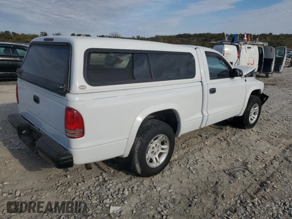 2003 Dodge Dakota with VIN 1D7FL16XX3S353971, listed as a Copart auction lot 77018554 with 0 mi miles and Salvage Title. Bid and sale history available at carsss.com. Image 3.