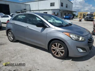 2013 Hyundai Elantra GT with VIN KMHD35LE9DU093687, listed as a Copart auction lot 74501794 with 117,792 mi miles and Salvage Title. Bid and sale history available at carsss.com. Image 4.