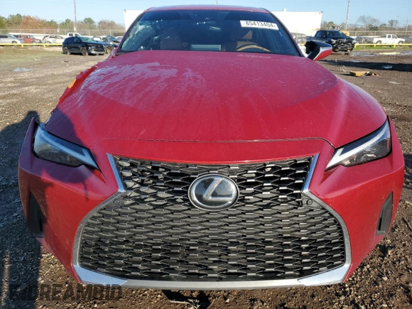 2022 Lexus IS with VIN JTHDA1D28N5119746, listed as a Copart auction lot 85413404 with 73,941 mi miles and Salvage Title. Bid and sale history available at carsss.com. Image 5.