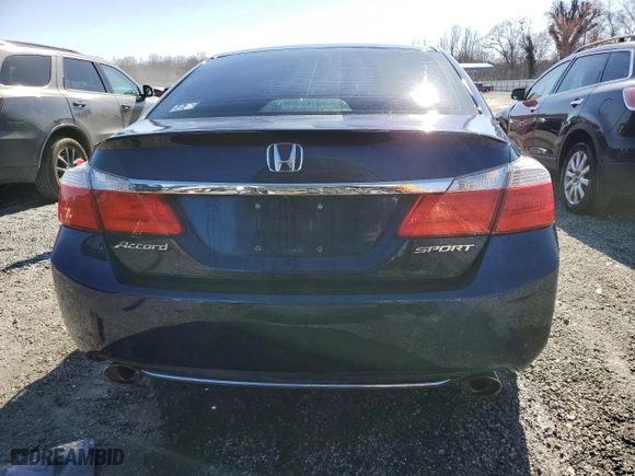 2014 Honda Accord Sedan Sport with VIN 1HGCR2F52EA127725, listed as a Copart auction lot 48856805 with 162,535 mi miles and Salvage Title. Bid and sale history available at carsss.com. Image 6.