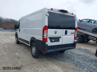 2019 Ram ProMaster Cargo Van with VIN 3C6TRVAG4KE515340, listed as a IAAI auction lot 41880028 with 72,571 mi miles. Bid and sale history available at carsss.com. Image 3.