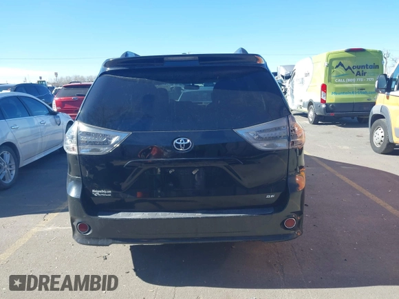 2012 Toyota Sienna SE with VIN 5TDXK3DC9CS179896, listed as a IAAI auction lot 41672616 with 216,638 mi miles. Bid and sale history available at carsss.com. Image 16.
