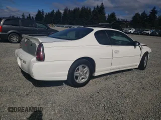 2004 Chevrolet Monte Carlo SS with VIN 2G1WX12K849310220, listed as a Copart auction lot 72740464 with 211,458 mi miles and Salvage Title. Bid and sale history available at carsss.com. Image 3.