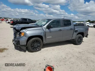 2021 GMC Canyon 2WD Elevation Standard with VIN 1GTG5BEN1M1259239, listed as a Copart auction lot 71401834 with 46,164 mi miles and Salvage Title. Bid and sale history available at carsss.com. Image 1.
