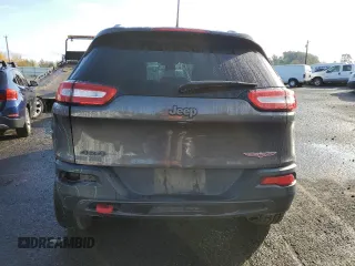 2017 Jeep Cherokee Trailhawk L Plus with VIN 1C4PJMBS1HD237067, listed as a Copart auction lot 77696854 with 102,160 mi miles and Salvage Title. Bid and sale history available at carsss.com. Image 6.