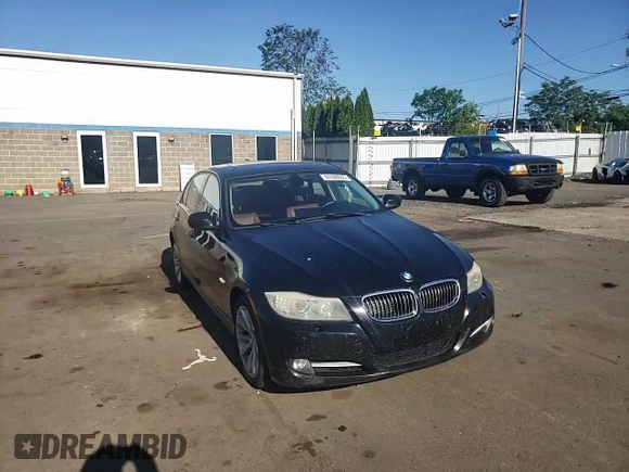 2011 BMW 3 Series 335i xDrive with VIN WBAPL5C53BA742753, listed as a Copart auction lot 61596655 with Not provided miles and Salvage title. Bid and sale history available at DreamBid. Image 13.