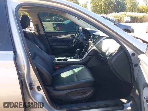 2020 Infiniti Q50 Luxe with VIN JN1EV7AR6LM256477, listed as a IAAI auction lot 40631166 with 89,908 mi miles and . Bid and sale history available at DreamBid. Image 5.