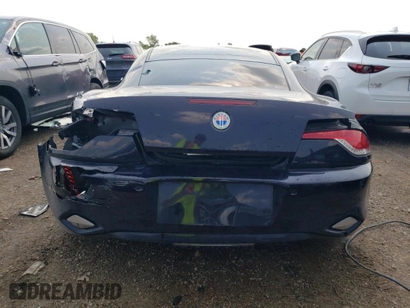 2012 Fisker Karma EcoChic z VIN YH4K16AA7CA000341, wystawiony jako Copart lot #62492854 z przebiegiem Nie podano mil oraz Szkody całkowita. Historia ofert i sprzedaży dostępna na DreamBid. Obrazek 6.