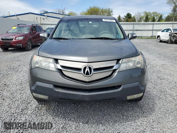 2007 Acura MDX Tech Pkg with VIN 2HNYD28317H523240, listed as a Copart auction lot 55275295 with 205,768 mi miles and Clean Title. Bid and sale history available at carsss.com. Image 5.