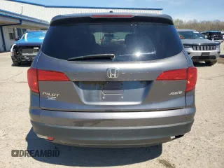 2017 Honda Pilot EX-L with VIN 5FNYF6H51HB086131, listed as a Copart auction lot 53555855 with 133,050 mi miles and Salvage Title. Bid and sale history available at DreamBid. Image 6.