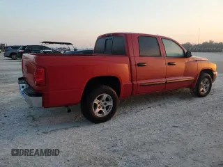 2005 Dodge Dakota SLT with VIN 1D7HE48K45S204044, listed as a Copart auction lot 76257834 with Not Provided miles and Salvage Title. Bid and sale history available at DreamBid. Image 3.