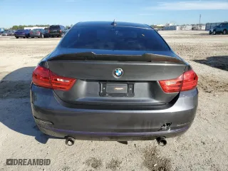 2015 BMW 4 Series 435i xDrive with VIN WBA3R5C56FK371987, listed as a Copart auction lot 88077015 with 0 mi miles and Salvage Title. Bid and sale history available at carsss.com. Image 6.