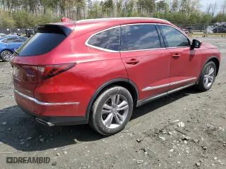 2023 Acura MDX w/Advance Package with VIN 5J8YE1H80PL017704, listed as a Copart auction lot 53294785 with 13,470 mi miles and Salvage Title. Bid and sale history available at carsss.com. Image 3.