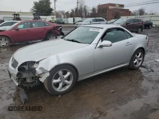 2003 Mercedes-Benz SLK 320 with VIN WDBKK65F33F276885, listed as a Copart auction lot 46800305 with Not provided miles and Salvage title. Bid and sale history available at DreamBid. Image 1.