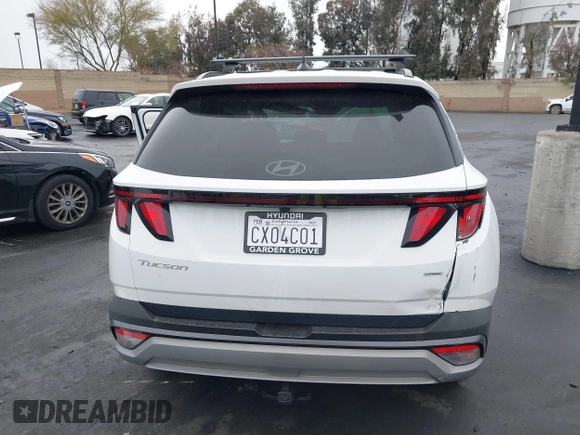 2025 Hyundai Tucson SEL with VIN 5NMJBCDE6SH468338, listed as a IAAI auction lot 41769059 with 5,195 mi miles. Bid and sale history available at carsss.com. Image 17.