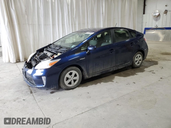 2013 Toyota Prius One with VIN JTDKN3DUXD1732791, listed as a Copart auction lot 51129815 with 150,105 mi miles and Salvage Title. Bid and sale history available at carsss.com. Image 1.