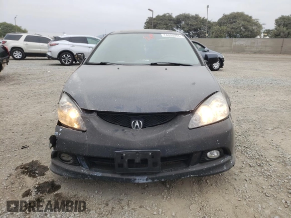 2006 Acura RSX with VIN JH4DC54876S019646, listed as a Copart auction lot 74335304 with Not Provided miles and Clean Title. Bid and sale history available at carsss.com. Image 5.
