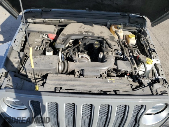 2019 Jeep Wrangler Unlimited Sahara with VIN 1C4HJXEG7KW573265, listed as a Copart auction lot 42683745 with 63,393 mi miles and Salvage title. Bid and sale history available at DreamBid. Image 12.